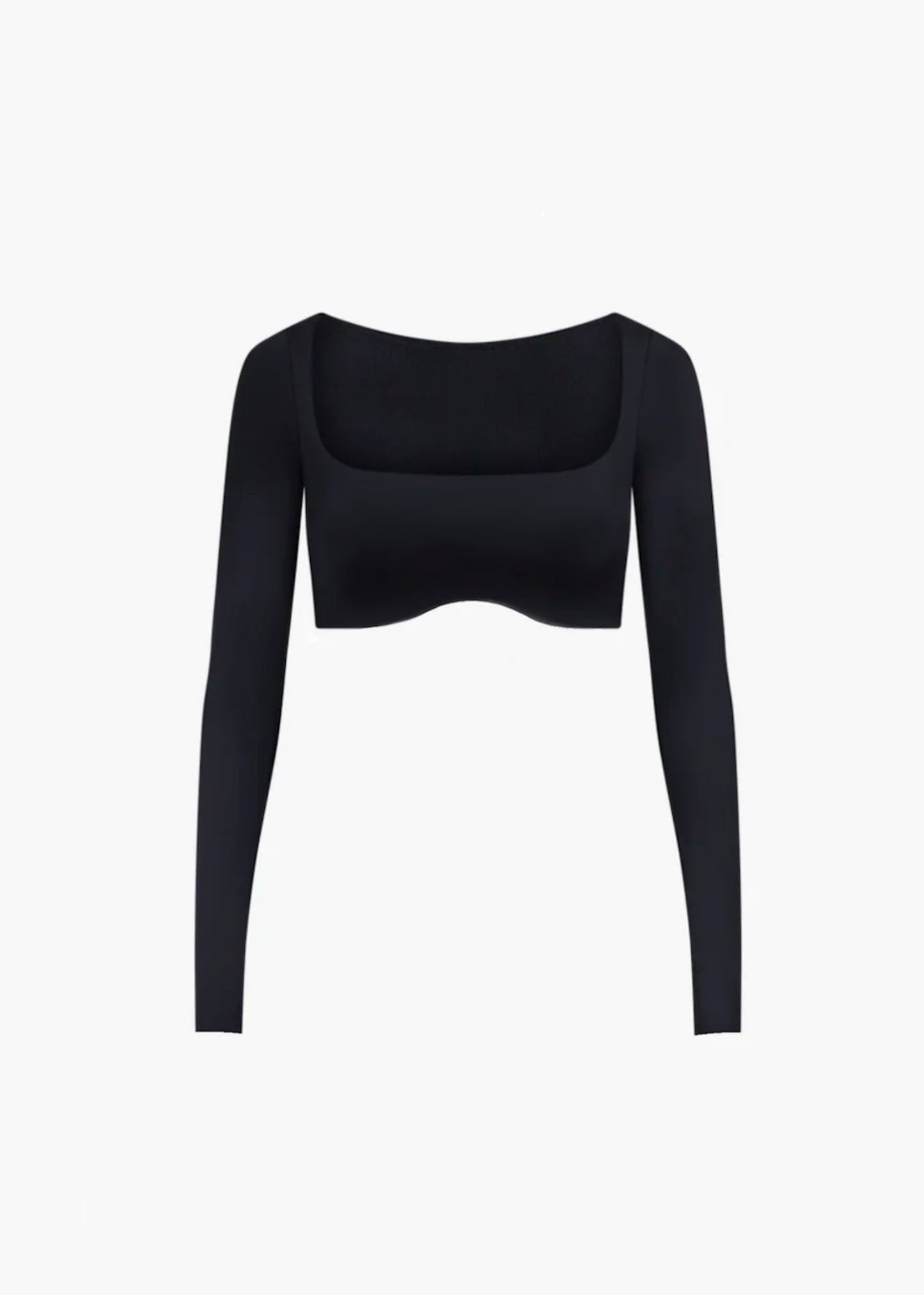 women's crop top, activewear crop top, square neck workout top, breathable fitness top, stylish gym wear, yoga crop top, stretch crop top, high-waisted outfit top.