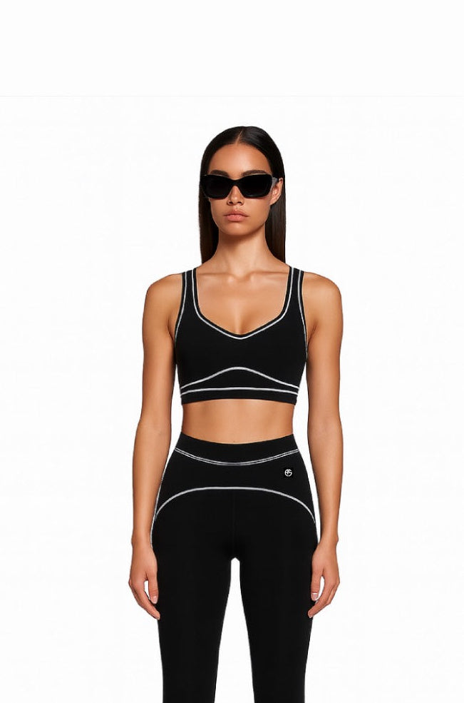 Contour Black Bra